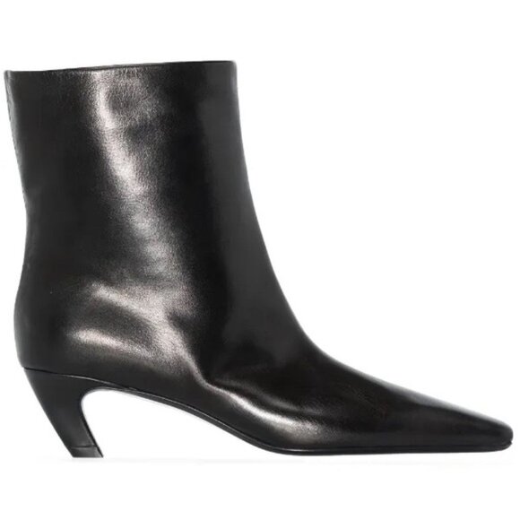 KHAITE Shoes - KHAITE NIB Black Arizona Ankle Boots Nappa Leather 38 8